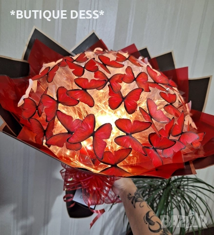 ПРОМОЦИЯ‼️Светещи, ръчно изработени букети от "DESS"🦋✨️💐 , снимка 17 - Подаръци за кръщене - 44792704