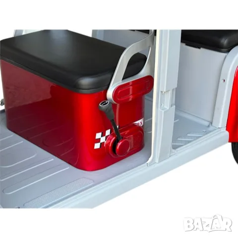 Триместна електрическа триколка с кабина и сваляеми 4 врати Bullmax Atlas 3000W, 72V/32Ah, снимка 10 - Инвалидни скутери - 55948201