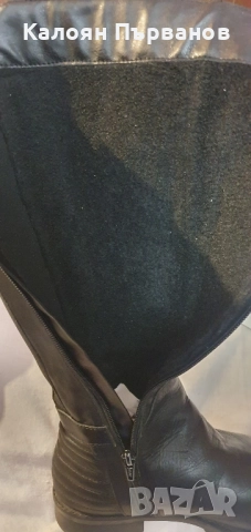 дамски зимни ботуши от естествена кожа 38, снимка 3 - Дамски ботуши - 52489452