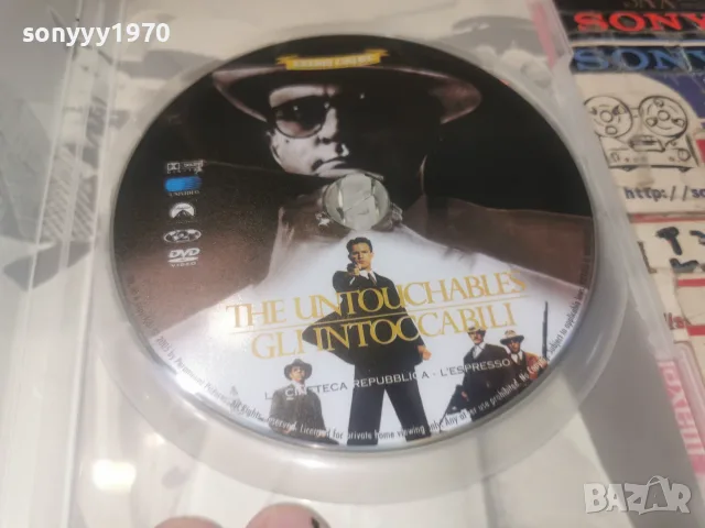 THE UNTOUCHABLES DVD 2608261240L1, снимка 7 - DVD филми - 55815698