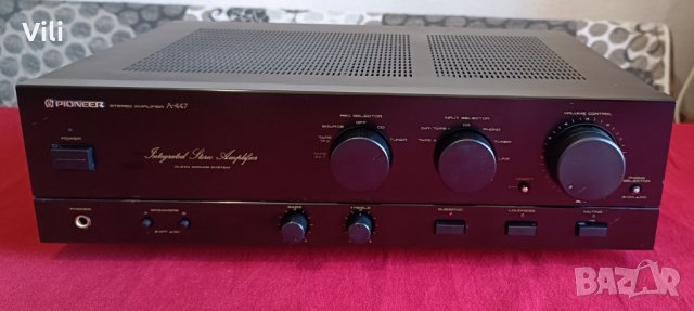 Усилвател Pioneer A-447, снимка 1 - Ресийвъри, усилватели, смесителни пултове - 40184906