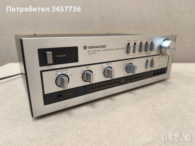 Винтидж Японски Стерео Усилвател Kenwood KA-400, снимка 12 - Ресийвъри, усилватели, смесителни пултове - 53105120