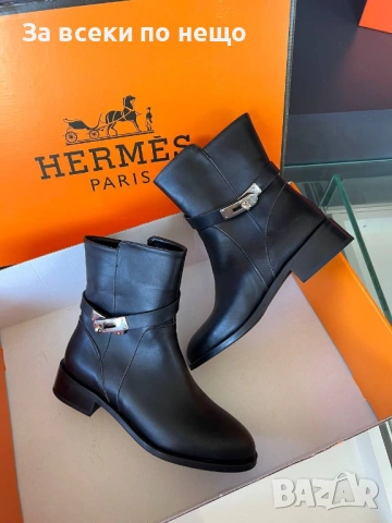 Hermes Дамски Черни Боти Хермес Код E1233
