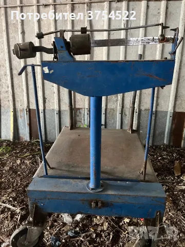 Голям кантар до 500 кг с колелета за по лесно преместване , снимка 2 - Друго търговско оборудване - 50429111