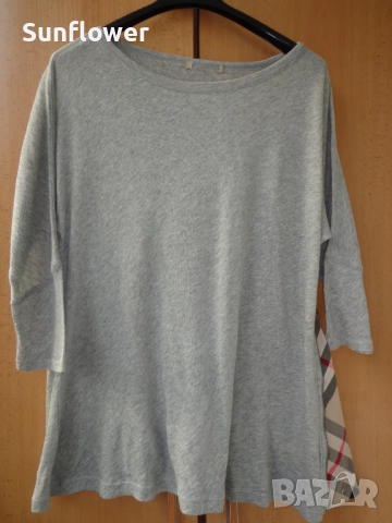 Оригинална блуза Burberry със страничен цип, размер L  , снимка 10 - Блузи с дълъг ръкав и пуловери - 51720646