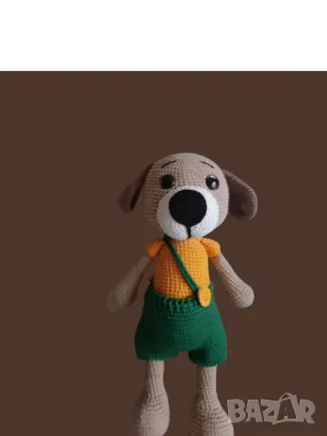 Плетени кученца,котенца,зайчета,жабка, снимка 4 - Плюшени играчки - 39888846