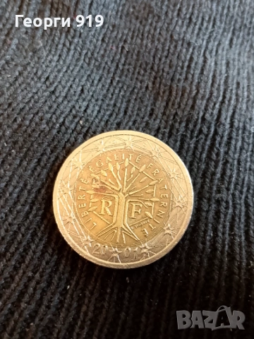 2 евро 2001 Франция 