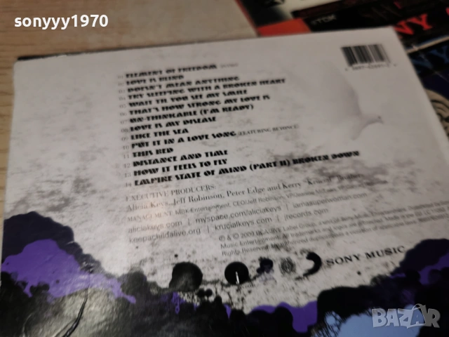 ALICIA KEYS-ORIGINAL CD 0303261146, снимка 9 - CD дискове - 53691414