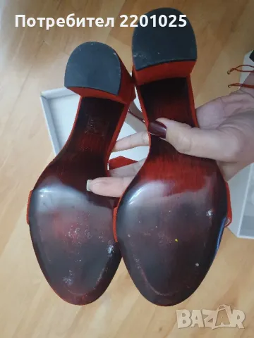 Сандали естествен велур , снимка 4 - Дамски обувки на ток - 50026289