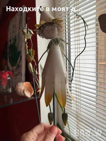 Метална декорация за саксия, снимка 6 - Декорация за дома - 53047940
