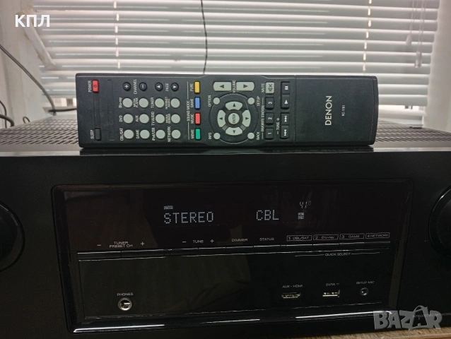 Ресивър DENON AVR-X 1000, снимка 3 - Ресийвъри, усилватели, смесителни пултове - 53465487