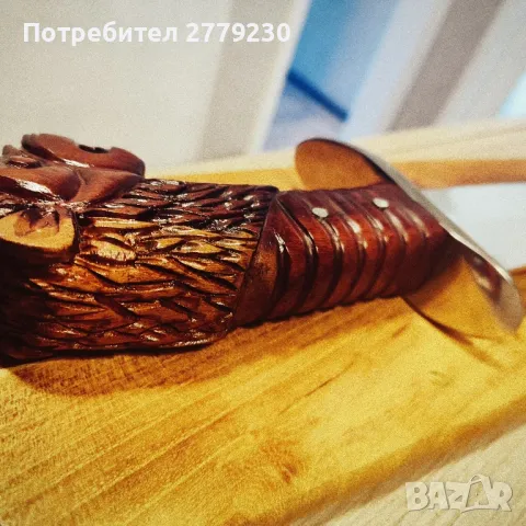 Нож голям за Колекция или сувенир с лъвска глава , снимка 9 - Колекции - 50151180
