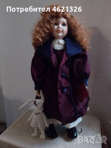 Винтидж порцеланова кукла на Х. Самюел Линдзи, колекционерска лимитирана серия като нова, снимка 10 - Декорация за дома - 52069242