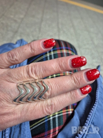 масивен сребърен пръстен, снимка 2 - Пръстени - 53055486