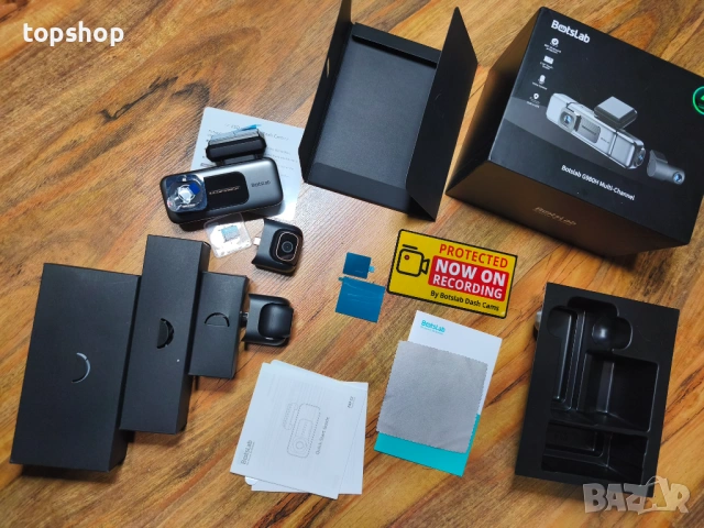 BOTSLAB G980H 4 Channel Dash Cam – Пълно 560 градуса покритие за вашия автомобил , снимка 8 - Аксесоари и консумативи - 53687680