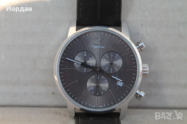 Мъжки часовник ''Calvin Klein'' хронограф, снимка 2 - Мъжки - 48967579