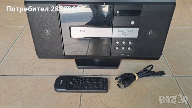 AEG портативна мини система с USB,CD,радио,с дистанционно-90в, снимка 8 - Друга електроника - 42573566