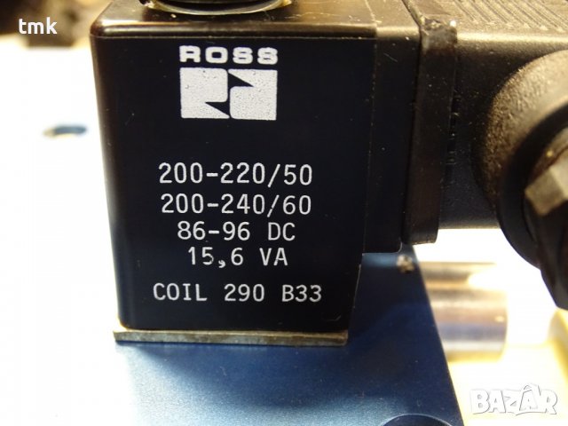 Пневматичен разпределител за преса Ross 3573C4131 solenoid valve, снимка 9 - Резервни части за машини - 39040380