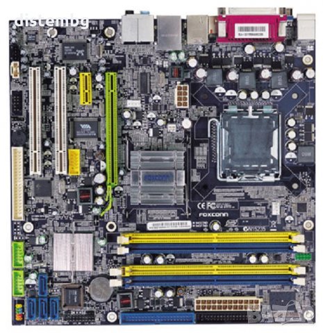 Дънна платка Foxconn 945G7MD-8KS2H с процесор Intel Pentium D 3GHz и памет 2x256MB DDR2