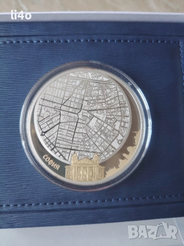 Инвестиционни монети Сребърна монета с частично позлатяване 2 oz тройунции , снимка 2 - Нумизматика и бонистика - 52493664