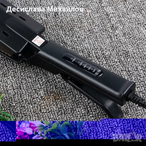 Професионална турмалинова преса за коса , снимка 3 - Професионален грим - 56240936