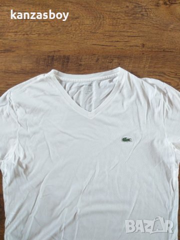 Lacoste V-Nec - страхотна мъжка тениска , снимка 6 - Тениски - 41424266