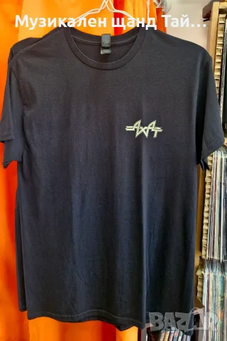 Тениска - T-shirt - Български Групи - Рок - Метъл: АХАТ - Logo - Est. 1986