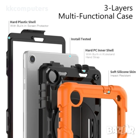 Lenovo Tab M8 4th Gen TB-300FU Silicone/ PC Удароустойчив Калъф и Протектор, снимка 13 - Калъфи, кейсове - 51101196