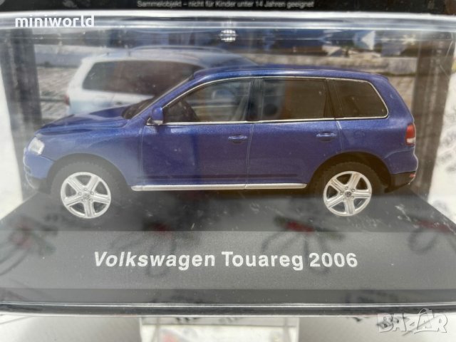 Volkswagen Touareg 2006 - мащаб 1:43 на DeAgostini моделът е нов в PVC дисплей-кейс