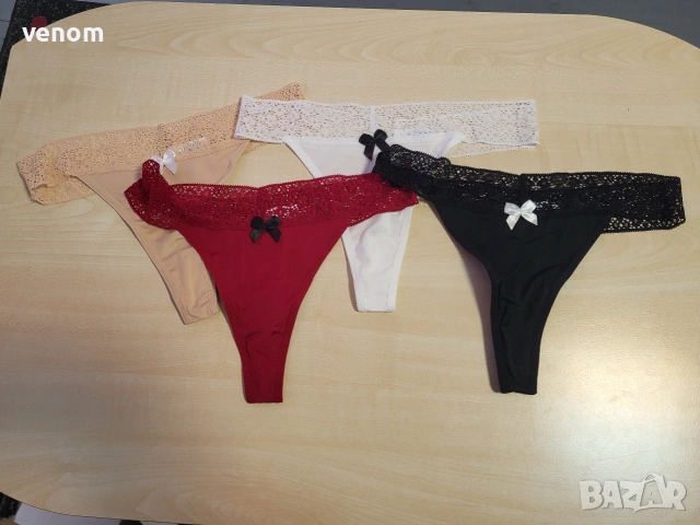 Секси прашки с дантела и панделка