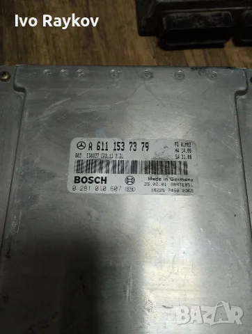 компютър двигател MERCEDES W203 2.2CDI , A 6111537379 0281010607, снимка 6 - Части - 55064764