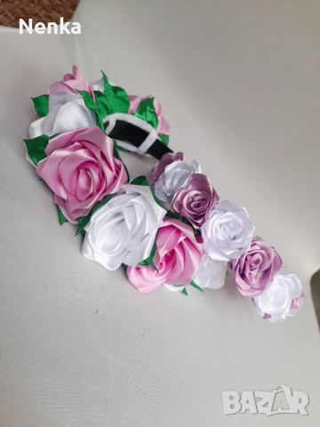 Венчета, китки,шноли за народна носия , снимка 11 - Аксесоари за коса - 50764933