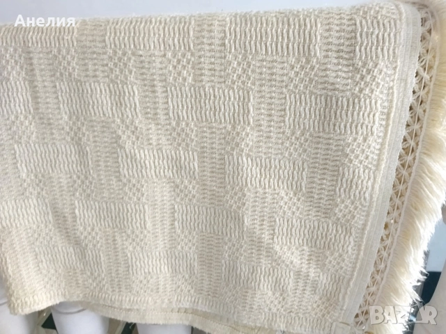 Вълнено покривало за легло , снимка 6 - Покривки за легло - 52769767