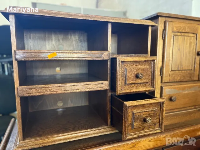 Дървен Скрин - с 2 чекмеджета , снимка 2 - Скринове - 50066363