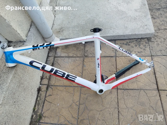 26 цола карбон рамка велосипед колело с монтаж чело прав стержен и дерайлъор не е пукната 