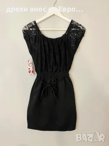 ARRITA MODA черна дамска рокля с дантела, снимка 4 - Рокли - 49498443