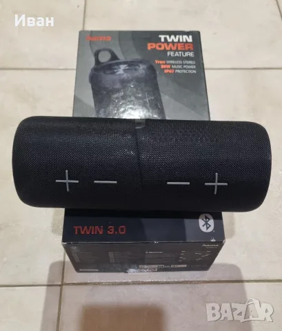 Колонка Hama twin 3.0 блутут колонка , снимка 7 - Bluetooth тонколони - 56152994