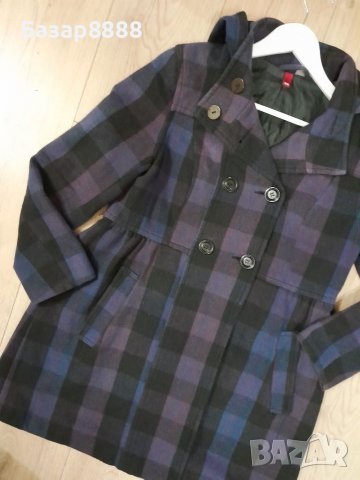 Дамско карирано палто,размер М, снимка 2 - Палта, манта - 39607899