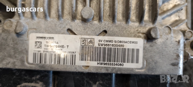 Компютър двигател 9661835480 / SID803A Peugeot 407 2.0HDI - 120лв, снимка 2 - Части - 52064874