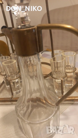 Сервиз за Ликьор, снимка 6 - Антикварни и старинни предмети - 53832489