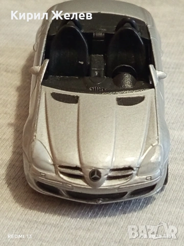 Метална количка кабриолет Mercedes Benz за КОЛЕКЦИЯ ДЕКОРАЦИЯ 34045, снимка 2 - Колекции - 53570503