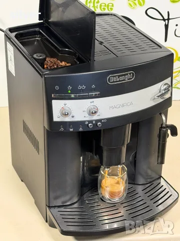 Кафемашина кафе автомат delonghi magnifica с гаранция, снимка 4 - Кафемашини - 55874407