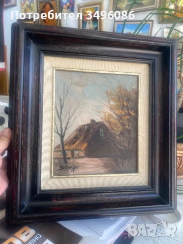 Стара немска картина, снимка 3 - Картини - 51762939