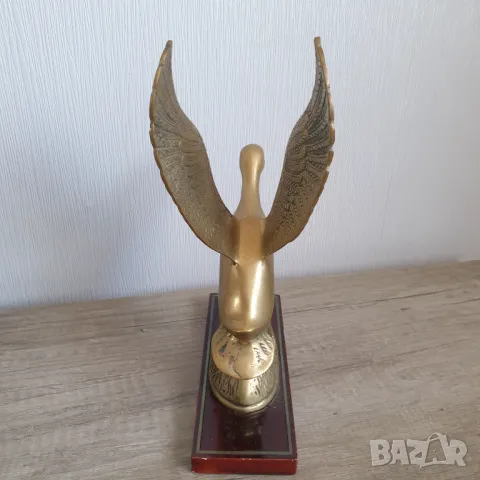 Бронзова фигура на патица, снимка 8 - Антикварни и старинни предмети - 48574521