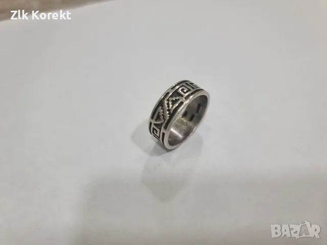 Сребърен пръстен- хълка, снимка 2 - Пръстени - 55953795