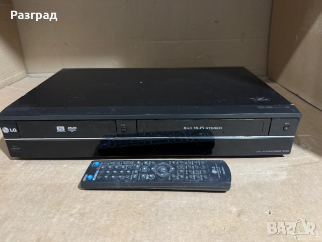 LG RC388 DVD/VCR RECORDER с дистанционо 