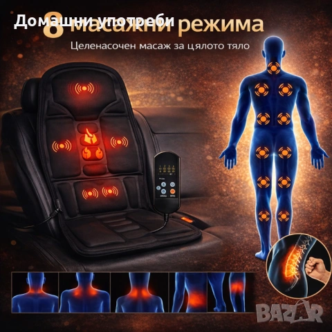 Масажна седалка с подгряване, снимка 2 - Масажори - 53132564