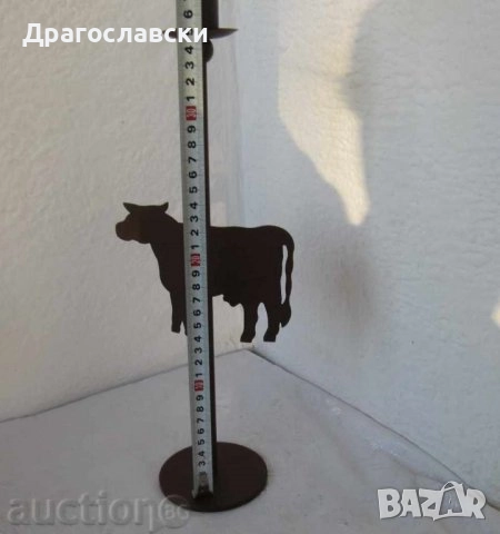 ВЕЗНА везничка, декоративна-свещник за бюро фигура, крава, петел, жена, костенурка, свещници, снимка 7 - Декорация за дома - 28874441