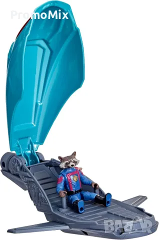 Галактически кораб Пазители на Галактиката 3 Hasbro ‎F6588 Marvel с бластер фигурка Ракета, снимка 10 - Други - 48280841