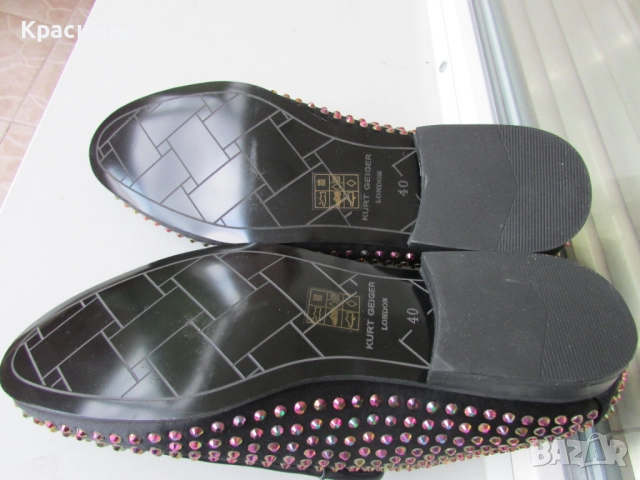 Мъжки обувки с камъни Kurt Geiger, снимка 11 - Официални обувки - 52530726